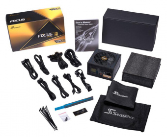 Блок питания Seasonic ATX 750W FOCUS GX-750 80+ gold 24pin APFC 120mm fan 10xSATA Cab Manag RTL от магазина РЭССИ