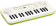 Синтезатор Casio SA-50 32клав. зеленый/белый от магазина РЭССИ