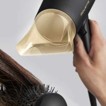 Фен Rowenta CV1830F0 1600Вт черный/золотистый от магазина РЭССИ