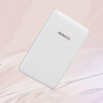 Мобильный аккумулятор Romoss WSS05 5000mAh 3A PD беспров.зар. белый от магазина РЭССИ