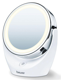 Косметическое зеркало BeurerBS49 круглое 11см настольное белый (584.01) от магазина РЭССИ