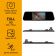 Картинка Видеорегистратор Digma FreeDrive 505 MIRROR DUAL черный 2Mpix 1080x1920 1080p 150гр. GPS MS8336N от магазина РЭССИ Видеорегистратор Digma FreeDrive 505 MIRROR DUAL черный 2Mpix 1080x1920 1080p 150гр. GPS MS8336N от магазина РЭССИ