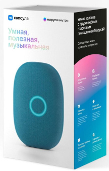 Умная колонка VK Капсула Маруся синий морской 30W 1.0 BT 10м (MRC01LB) от магазина РЭССИ