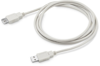 Кабель-удлинитель Buro Reversible USB A(m) USB A(f) 1.8м серый от магазина РЭССИ