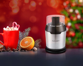 Кофемолка Galaxy Line GL 0906 200Вт сист.помол.:ротац.нож вместим.:60гр черный/серебристый от магазина РЭССИ