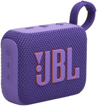 Колонка порт. JBL GO 4 фиолетовый 4.2W 1.0 BT 850mAh (JBLGO4PUR) от магазина РЭССИ