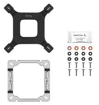 Устройство охлаждения(кулер) Deepcool AG500 Digital Wh ARGB Soc-AM5/AM4/1151/1200/1700 белый 4-pin 29.4dB Al+Cu LCD 240W 845gr Ret (R-AG500-WHADMN-G-1) от магазина РЭССИ
