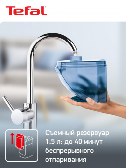 Отпариватель напольный Tefal IT2460E0 1800Вт белый/голубой от магазина РЭССИ