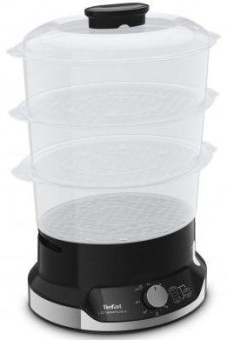 Пароварка Tefal VC204810 3ярус. 800Вт черный от магазина РЭССИ