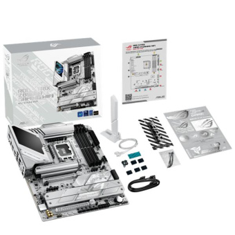 Материнская плата Asus ROG STRIX Z890-A GAMING WIFI Soc-1851 Intel Z890 4xDDR5 ATX AC`97 8ch(7.1) 2.5Gg RAID+HDMI+DP от магазина РЭССИ