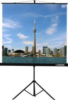 Экран на треноге Lumien 127x127см Eco View LEV-100104 1:1 напольный рулонный от магазина РЭССИ