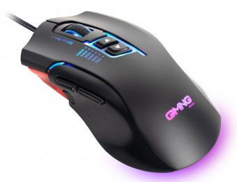 Мышь GMNG XM004 черный/красный оптическая (12800dpi) USB для ноутбука (8but) от магазина РЭССИ