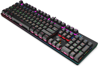 Клавиатура Оклик 990 G2 механическая черный USB Multimedia for gamer LED (1875240) от магазина РЭССИ