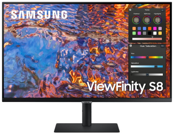Монитор Samsung 32" S32B800PXI черный IPS LED 5ms 16:9 HDMI полуматовая HAS Piv 350cd 178гр/178гр 3840x2160 DP 4K USB 5.2кг от магазина РЭССИ