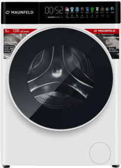 Стиральная машина Maunfeld MFWM129WH05 класс: A+++ загр.фронтальная макс.:9кг белый инвертер от магазина РЭССИ
