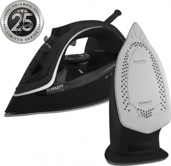 Утюг Scarlett Silver Line SC-SI30K06 2400Вт черный от магазина РЭССИ