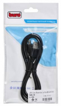 Кабель Buro Reversible BHP MICROUSB 1M USB (m)-micro USB (m) 1м черный от магазина РЭССИ