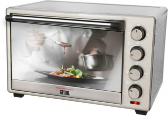 Мини-печь GFGril GFO-39 MIRROR 38л. 1600Вт нержавеющая сталь от магазина РЭССИ