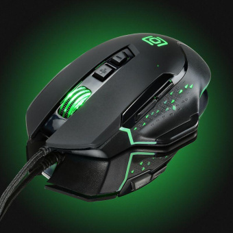 Мышь Оклик 945G REVENGE черный оптическая (1600dpi) USB (8but) от магазина РЭССИ