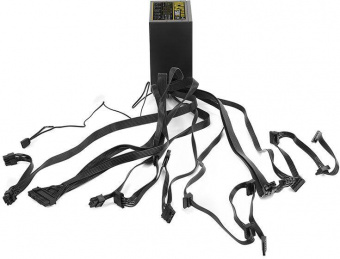 Блок питания Aerocool ATX 750W KCAS PLUS GOLD 750W RGB 80+ gold 24+2x(4+4) pin APFC 120mm fan color LED 8xSATA RTL от магазина РЭССИ