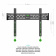 Кронштейн для телевизора Onkron FM6 черный 43"-85" макс.68.2кг настенный фиксированный от магазина РЭССИ