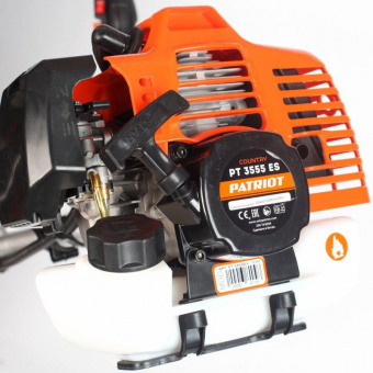 Триммер бензиновый Patriot 3555ES Country 1.8л.с. неразбор.штан. реж.эл.:леска/нож от магазина РЭССИ
