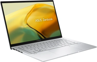Ноутбук Asus Zenbook 14 OLED UX3402VA-KM748 Core i7 13700H 16Gb SSD1Tb Intel Iris Xe graphics 14" OLED 2.8K (2880x1800) noOS silver WiFi BT Cam Bag (90NB10G6-M015R0) от магазина РЭССИ