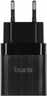 Сетевое зар./устр. Buro BUWE1 10.5W 2.1A 2xUSB универсальное черный (BUWE10S200BK) от магазина РЭССИ