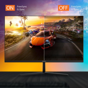 Монитор SunWind 27" SM-27QI201 черный IPS LED 5ms 16:9 HDMI M/M матовая 300cd 178гр/178гр 2560x1440 75Hz G-Sync DP 2K 4.3кг от магазина РЭССИ