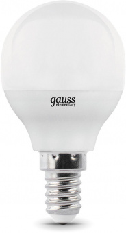 Лампа светодиодная Gauss Elementary 10Вт цок.:E14 шар 220B 3000K св.свеч.бел.теп. (упак.:10шт) (53110) от магазина РЭССИ