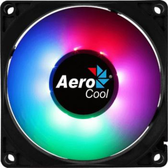 Вентилятор Aerocool Frost 8 80x80mm 3-pin 4-pin(Molex)28dB 90gr LED Ret от магазина РЭССИ