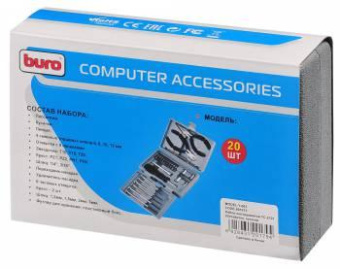 Набор инструментов Buro TC-2101 25 предметов (жесткий кейс) от магазина РЭССИ