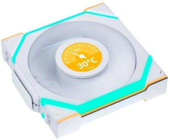 Вентилятор для корпуса Lian-Li Uni Fan SL Wireless 120 LCD ARGB 120х124.5x28 белый 4-pin 29.5дБ (упак.:3шт) (G99.12SLLCD1W3W.R0) Ret от магазина РЭССИ