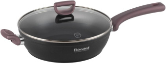 Сотейник Rondell Fest RDA-1526 d=28см (с крышкой) черный от магазина РЭССИ