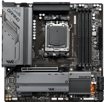 Материнская плата Gigabyte B650M GAMING X AX SocketAM5 AMD B650 4xDDR5 mATX AC`97 8ch(7.1) 2.5Gg RAID+HDMI+DP от магазина РЭССИ