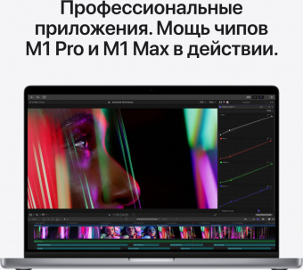 Ноутбук Apple MacBook Pro A2442 M1 Pro 10 core 16Gb SSD1Tb/16 core GPU 14.2" (3024x1964)/ENGKBD Mac OS grey space WiFi BT Cam (MKGQ3B/A) от магазина РЭССИ