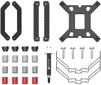 Устройство охлаждения(кулер) ID-Cooling SE-224-XTS BLACK Soc-AM4/1151/1200/1700 4-pin 29dB Al+Cu 650gr Ret от магазина РЭССИ