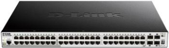 Коммутатор D-Link DGS-1510-52XMP/A1A 48G 4SFP+ 48PoE 370W управляемый от магазина РЭССИ