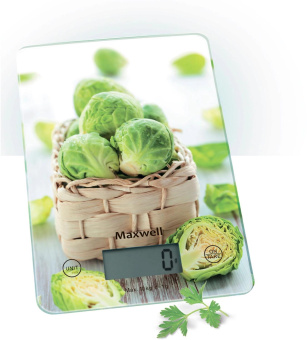 Весы кухонные электронные Maxwell Nature MW-1452 макс.вес:5кг рисунок от магазина РЭССИ