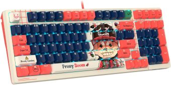 Клавиатура A4Tech Bloody AT98 Proxy Boom механическая бежевый/красный USB for gamer LED (AT98) от магазина РЭССИ