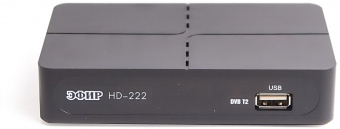 Ресивер DVB-T2 Сигнал Эфир HD-222 черный от магазина РЭССИ