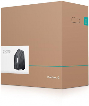 Корпус Deepcool CH370 черный без БП mATX 7x120mm 4x140mm 1xUSB2.0 1xUSB3.0 audio bott PSU от магазина РЭССИ