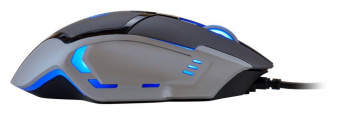 Мышь Оклик 915G HELLWISH V2 черный/серый оптическая (4800dpi) USB (6but) от магазина РЭССИ