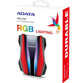 Жесткий диск A-Data USB 3.0 2Tb AHD770G-2TU32G1-CRD HD770G 2.5" красный от магазина РЭССИ