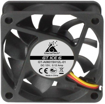 Вентилятор Glacialtech GT ICE 6 60x60x15mm 3-pin 4-pin (Molex)23dB 34gr Ret от магазина РЭССИ