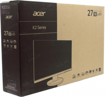 Монитор Acer 27" K272HLEbd черный VA LED 4ms 16:9 DVI глянцевая 3000:1 300cd 178гр/178гр 1920x1080 D-Sub FHD 5.4кг от магазина РЭССИ