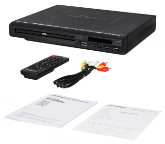 Плеер DVD Hyundai H-DVD160 черный ПДУ от магазина РЭССИ