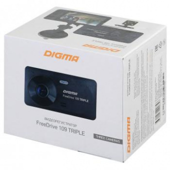 Видеорегистратор Digma FreeDrive 109 TRIPLE черный 1Mpix 1080x1920 1080p 150гр. JL5601 от магазина РЭССИ