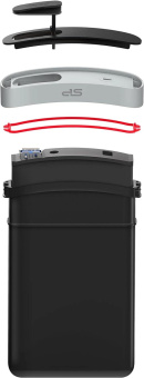 Жесткий диск Silicon Power USB3.0 1TB SP010TBPHD65BS3G A65B Armor 1.8" черный от магазина РЭССИ