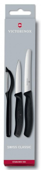 Набор ножей кухон. Victorinox Swiss Classic Paring (6.7113.31) компл.:3шт черный карт.коробка от магазина РЭССИ